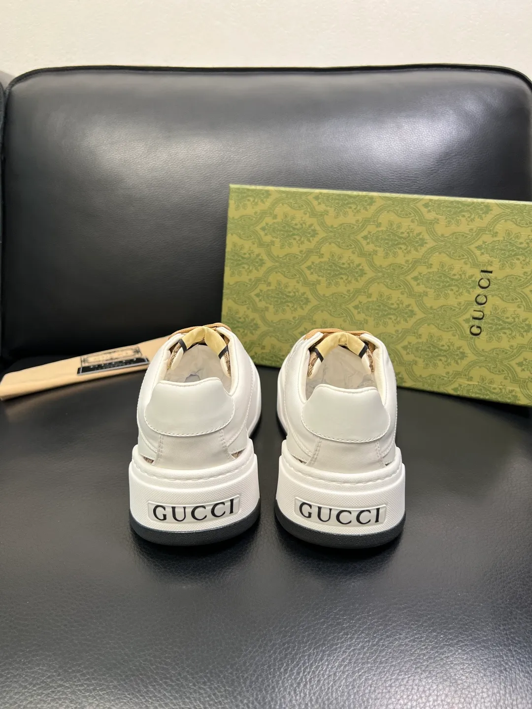 Men's shoes 💰820 Gucci high quality top crafts Gucci counter new original factory configuration, imported cowhide patchwork fabric from Italy, imported cowhide lining, breathable and comfortable, sole: original factory special supply original sole super comfortable, original factory and single goods, welcome to compare, code number 38-44 (customized 45 46)